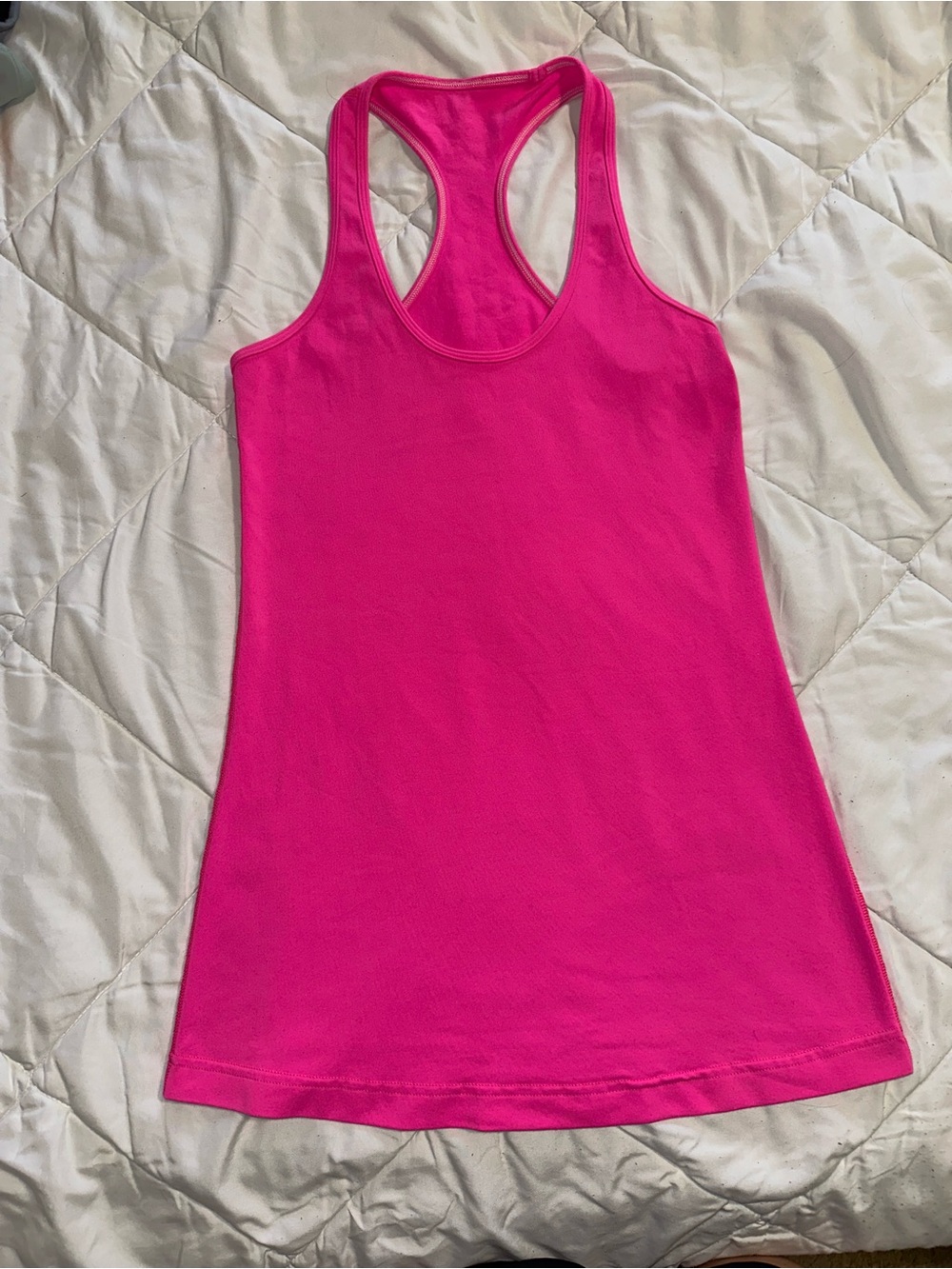 lululemon athletica Hot Pink Racerback Tank Top